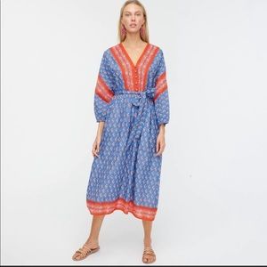 J Crew block print dress